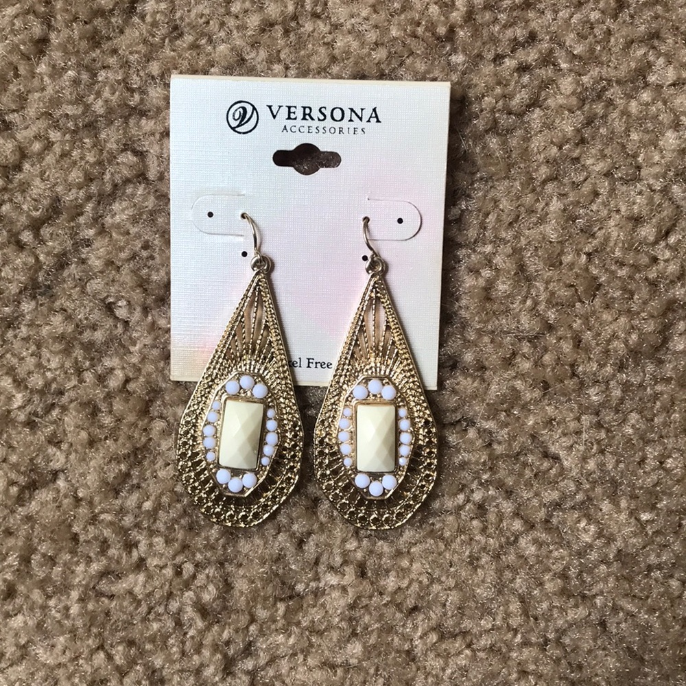 Gold earrings